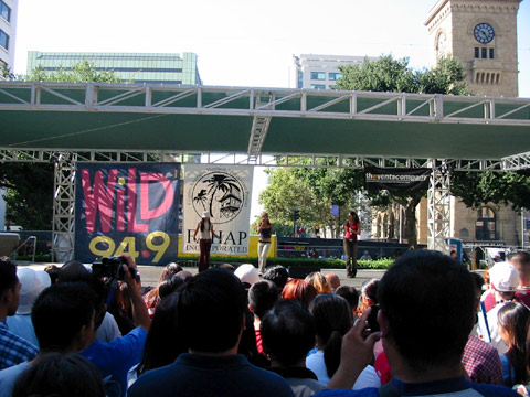 On Stage in San Jose
